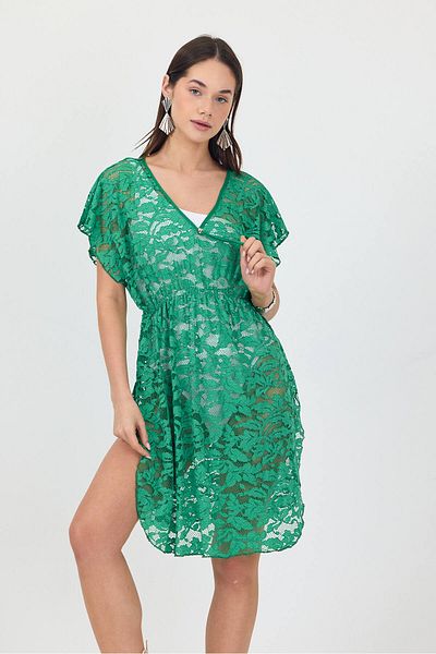 Bysenby Bysen Hawaiian Beach Dress Pareo with Elastic Waist