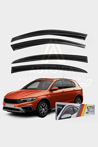 Autovia Fiat Egea Cross Cam Rüzgarlığı 4lü Uyumlu