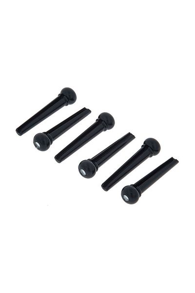 Harley Benton Harley Benton Acoustic Guitar Bridge Pin Set Black Dot
