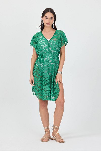 Bysenby Bysen Hawaiian Beach Dress Pareo with Elastic Waist