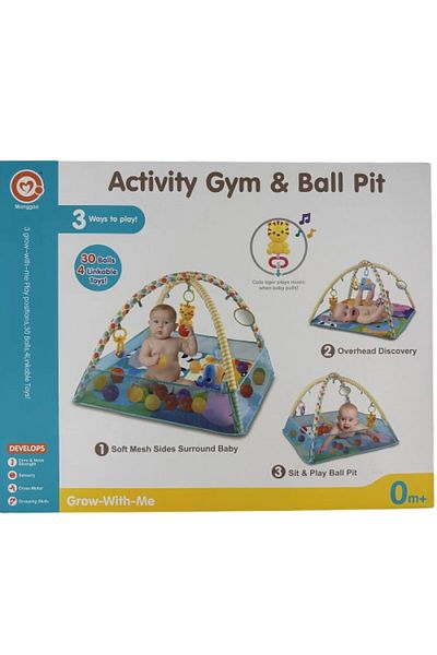 Mini Baby 3 in 1 Newborn Baby Play Gym Mat