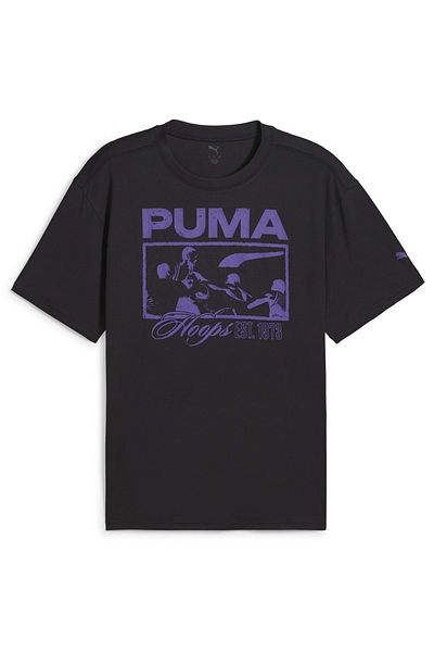 Puma Graphic Print Round Neck T-Shirt
