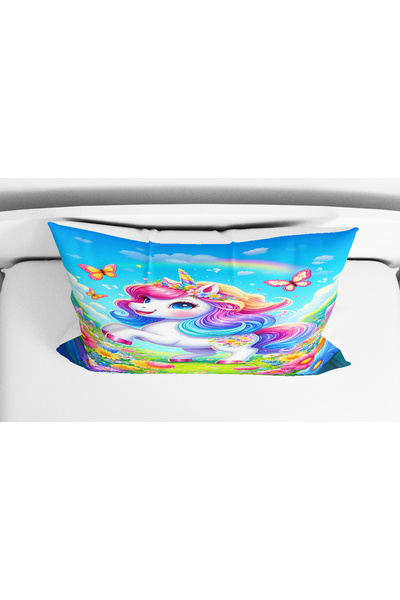 Home Unicorn 3D Digital Printed Single Girl's Bedding Set Without Sheets