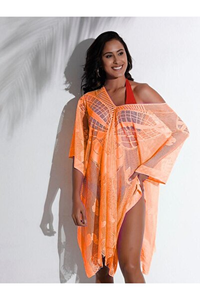 Bysenby BYSEN Butterfly Pattern Beach Pareo - Φαρδύ φόρεμα