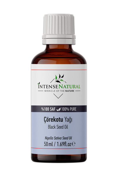 İntense Natural زيت الكمون الأسود المعصور على البارد 50 مل زيت بذور الكمون ال...