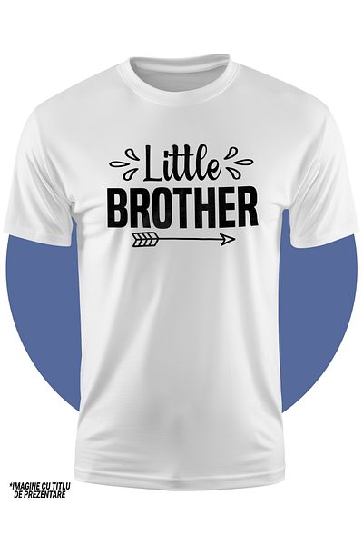 StoryGift Romania Children's T-shirt For A Good And Appreciated Little Brother 100% Cotton, Unisex, White, 12 Years, 1