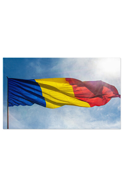 StoryGift Romania Tablou Canvas - Simboluri Romanesti, Design National, Patri...