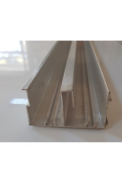 NSP ALÜMİNYUM PROFİL SÜRME KAPAK RAYI FRENLİ ÜST RAY 300CM