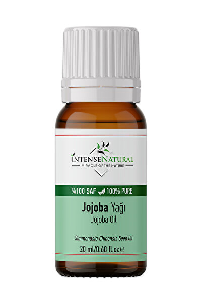 İntense Natural Jojoba Yağı Soğuk Sıkım 20 ml %100 Saf Ve Doğal Jojoba Oil