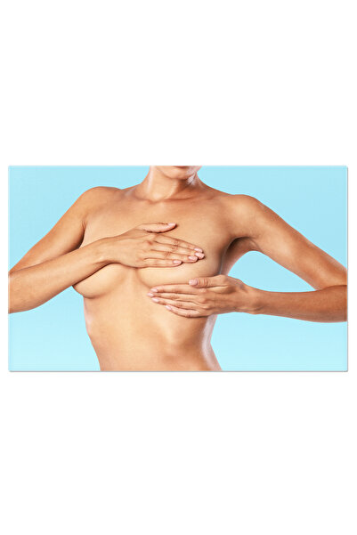 StoryGift Romania Tablou Canvas Femeie In Forma Examinandu-si Sanii Femeie, ,...