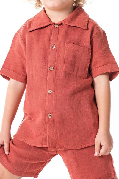 PaytoKids Linen Shorts Set