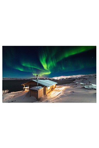 StoryGift Romania Tablou Canvas - Priveliste Magica In Norvegia: Aurora Borea...