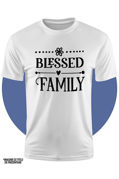 StoryGift Romania Tricou Copii Cu O Inimioara Pentru O Familie Binecuvantata - Iubire Intelegere Pace 100% B