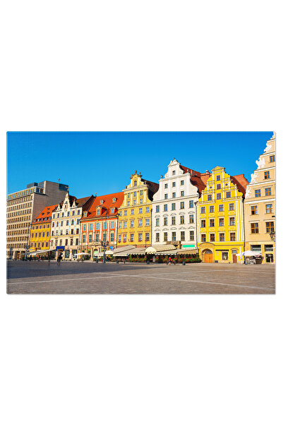 StoryGift Romania Tablou Canvas Case De Piata In Piata Wroclaw, Piata, Veche, Oras, Wroclaw, Polonia, Arhitectura