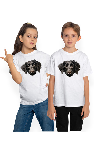 StoryGift Romania Tricou Copii Cu Un Caine Negru Putin Dezamagit, Ilustratie,...
