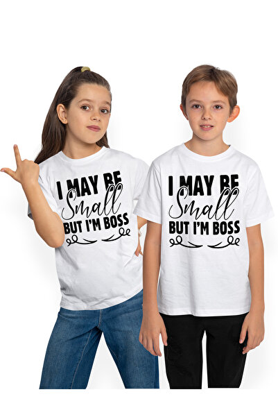 StoryGift Romania Tricou Copii Cu Mesajul "i May Be Small, But I'm Boss" - Po...