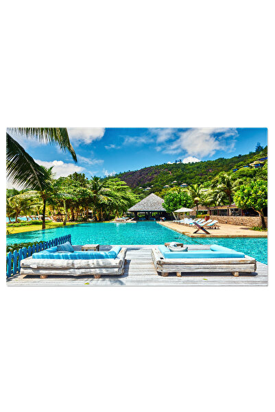 StoryGift Romania Tablou Canvas Oaza De Relaxare Piscina La Resedinta De Vaca...