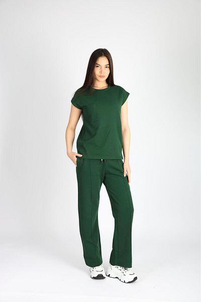 PRADIER Short Sleeve Bottom Top Tracksuit Set