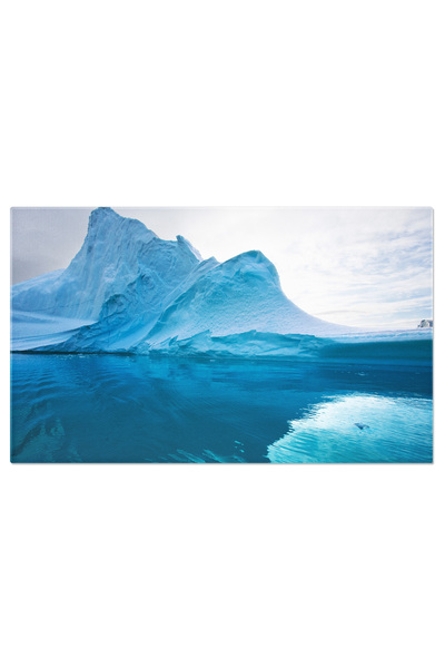 StoryGift Romania Tablou Canvas: Peisaj Cu Ghetar Si Fjord In Groenlanda