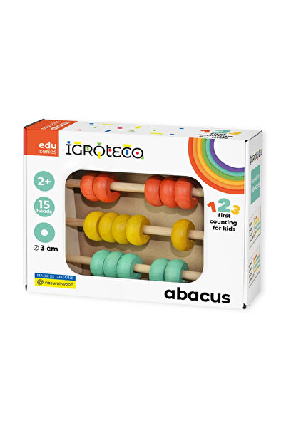 Igroteco Дървен абакус 3*5