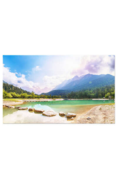 StoryGift Romania Tablou Canvas Peisaj La Jasna: Reflectii Magnifice, Sloveni...