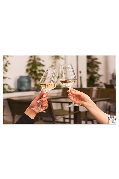 StoryGift Romania Tablou Canvas: Sarbatoarea Anului Nou Cu Cuplu Toastand - Revelion, Sampanie, Sarbatoare, Atmos