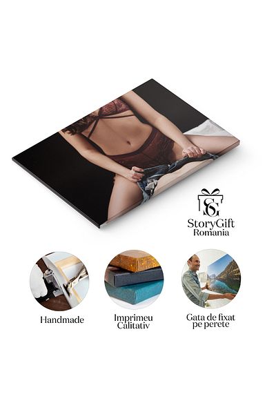 StoryGift Romania Tablou Canvas Cu Senzualitate Si Dragoste - O Legatura Pasionala