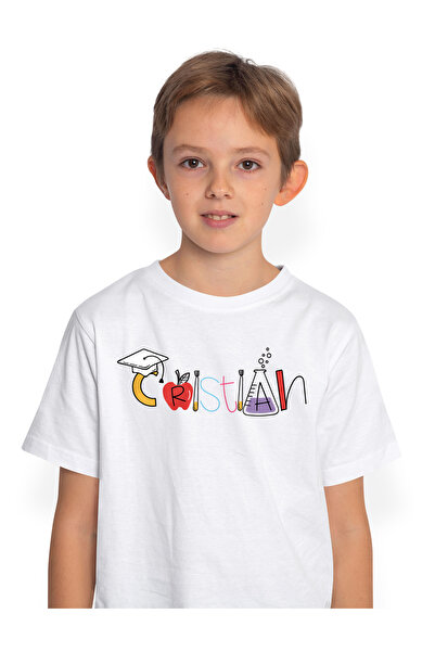 StoryGift Romania Tricou Copii Cu Numele Cristian, Si Mesaj Amuzant, Curios, ...
