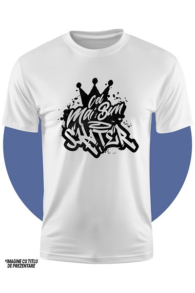 StoryGift Romania Tricou Copii Baieti Pentru Cel Mai Bun Skater, Apreciere, Cadou, Rasplata, Multumire 100%