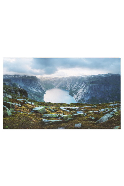 StoryGift Romania Tablou Canvas: Peisaj Norvegian La Inaltime - Priveliste Im...