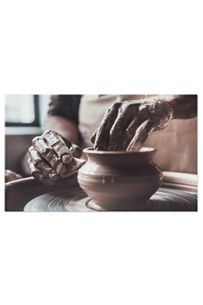 StoryGift Romania Tablou Canvas Apropiere La Locul De Munca Creativ Un Barbat...