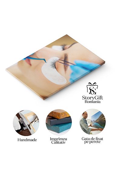 StoryGift Romania Tablou Canvas Specialist In Extensii De Gene Frumusete, Gene, Extensii, Machiaj, Wellness 1252