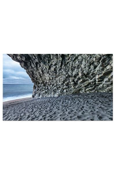 StoryGift Romania Tablou Canvas Peisaj Cu Formatiuni De Stanca De Bazalt Pe P...