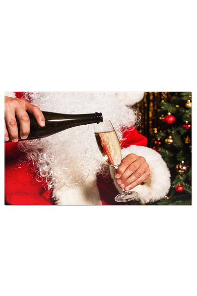 StoryGift Romania Tablou Canvas Sarbatoare Si Spirit Mos Craciun Barbos Turna...