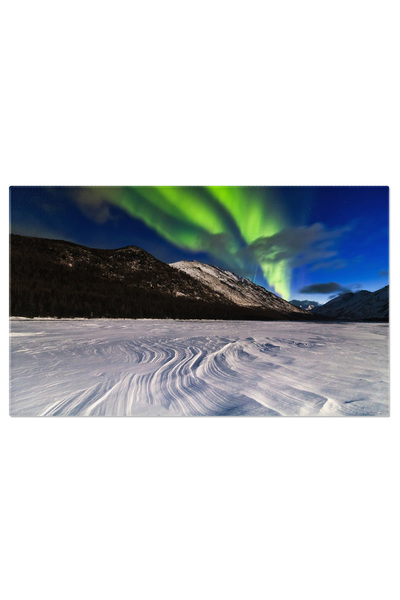 StoryGift Romania Tablou Canvas - Noaptea Cu Stele Si Aurore Boreale - Peisaj...