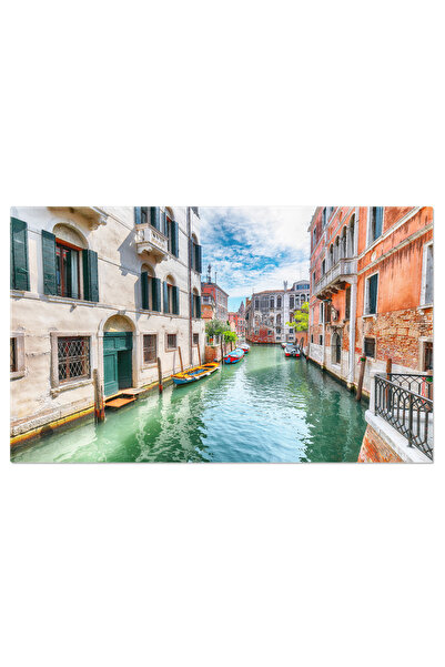 StoryGift Romania Tablou Canvas: Canale Inguste Venetiene - Canal, Bridge, Italy, Architecture