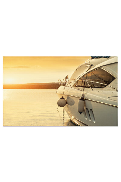 StoryGift Romania Tablou Canvas Cu Yacht De Lux - Vacanta Pe Mare