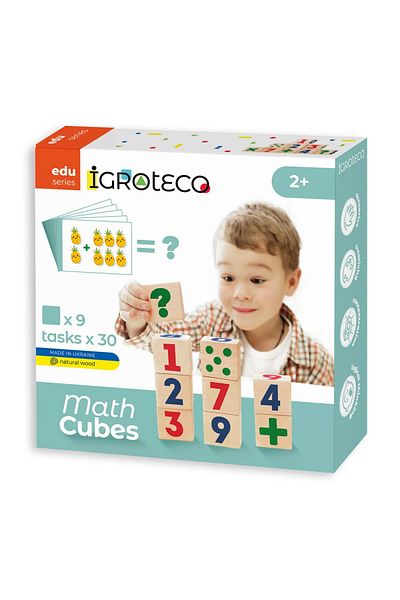 Igroteco Cuburi matematice din lemn