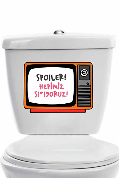 hediyenebak Spoiler Toți suntem nerăbdători |   Scaun Toaletă Autocolant Baie...