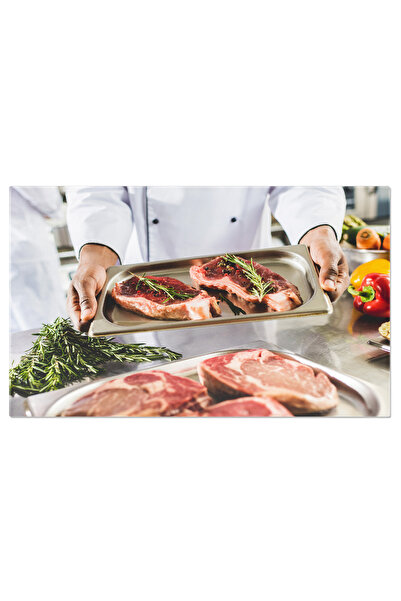 StoryGift Romania Tablou Canvas Arta Culinara Sef Afroamerican Tinand Un Tava...