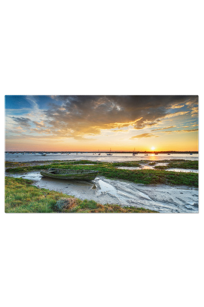 StoryGift Romania Tablou Canvas 120 x 80CM Cabana Veche cu Acoperis Ruginit, ...