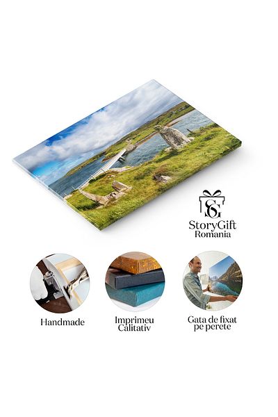 StoryGift Romania Canvas Print Great Bernera In The Outer Hebrides, Great Bernera, Landscape, Islands 2226