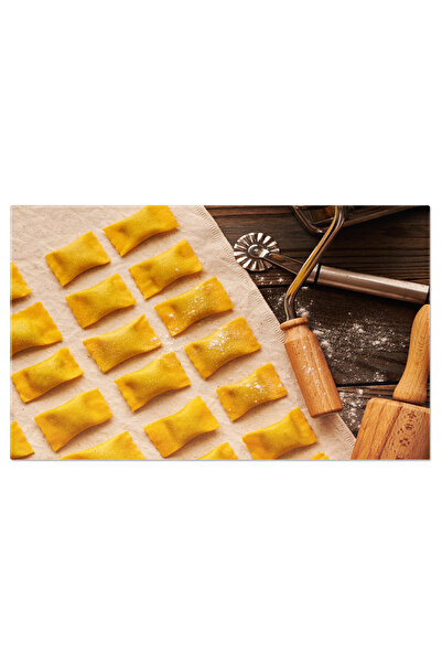 StoryGift Romania Tablou Canvas Bucate De Sezon Ravioli Caserole Cu Spanac Si...