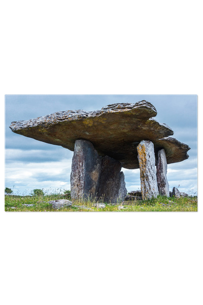 StoryGift Romania Tablou Canvas Dolmenul Poulnabrone, Poulnabrone, Dolmen, Limeston, Irlanda, Istorie 3636