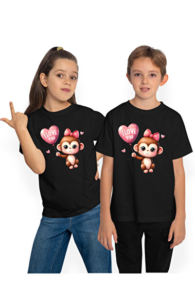 StoryGift Romania Tricou Copii Cu O Maimutica Dragalasa, Ilustratie, Mesajul ...