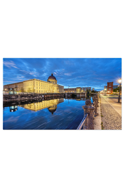 StoryGift Romania Tablou Canvas Palatul Orasului Berlin Reconstruit Reflectat...