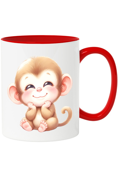 StoryGift Romania Cana cu o maimutica vesela | ilustratie | natura | copilari...