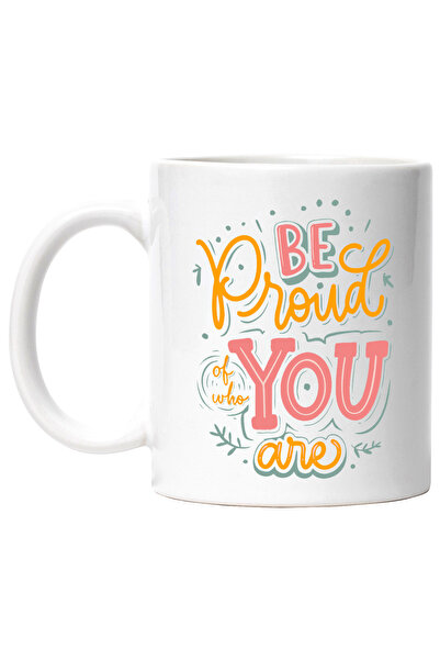 StoryGift Romania Mug With Message In English Be Proud Of Who You Are, Pride,...