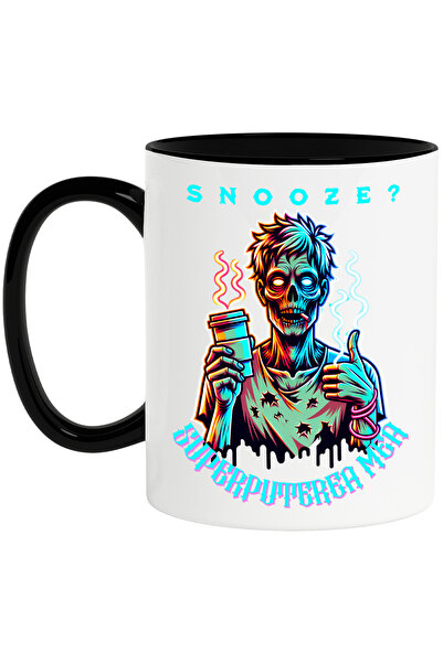 StoryGift Romania Cana zombie cu cafea snoose_ superputerea mea, 330ml, Ceram...