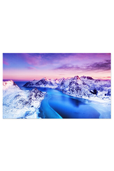 StoryGift Romania Tablou Canvas Reflexii Montane In Insulele Lofoten, Norvegi...